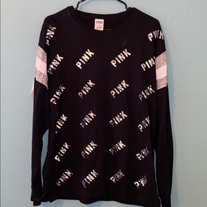 Beautiful sequence Pink by VS longsleeve T-Shirt